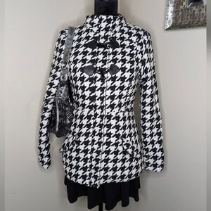 Rampage Black And White Peacoat Size Medium